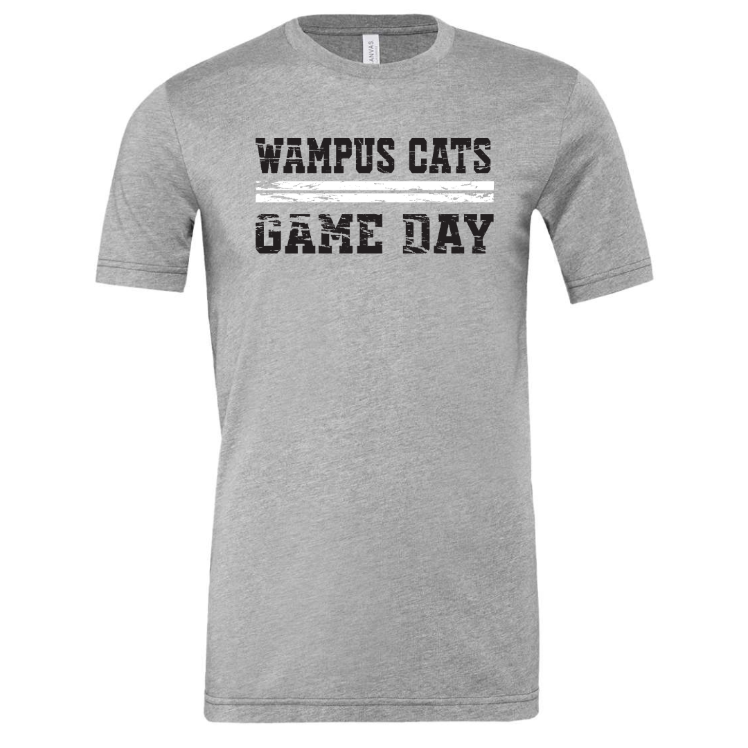 Distressed Game Day Wampus Cats