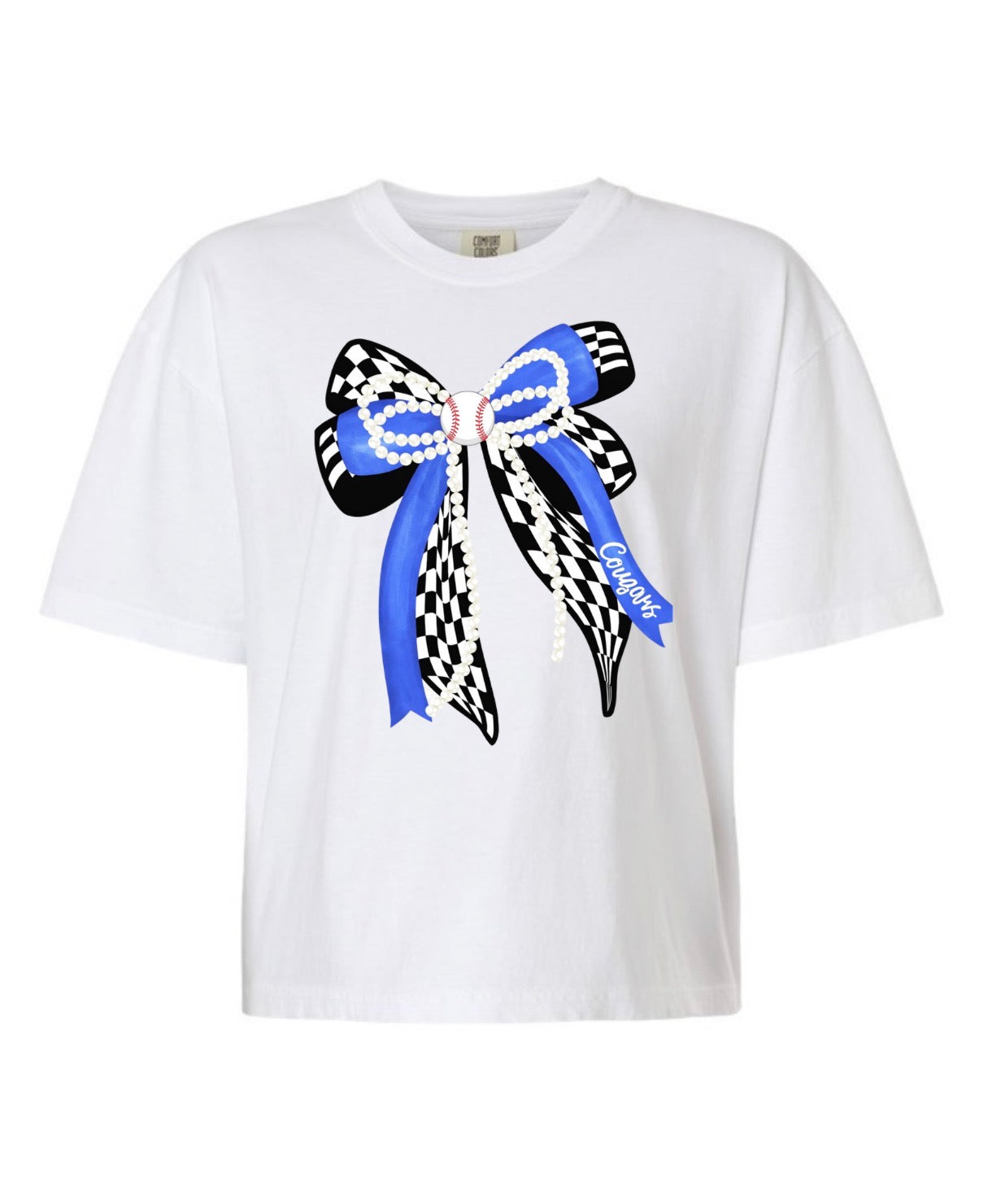 Cougars Baseball Bow