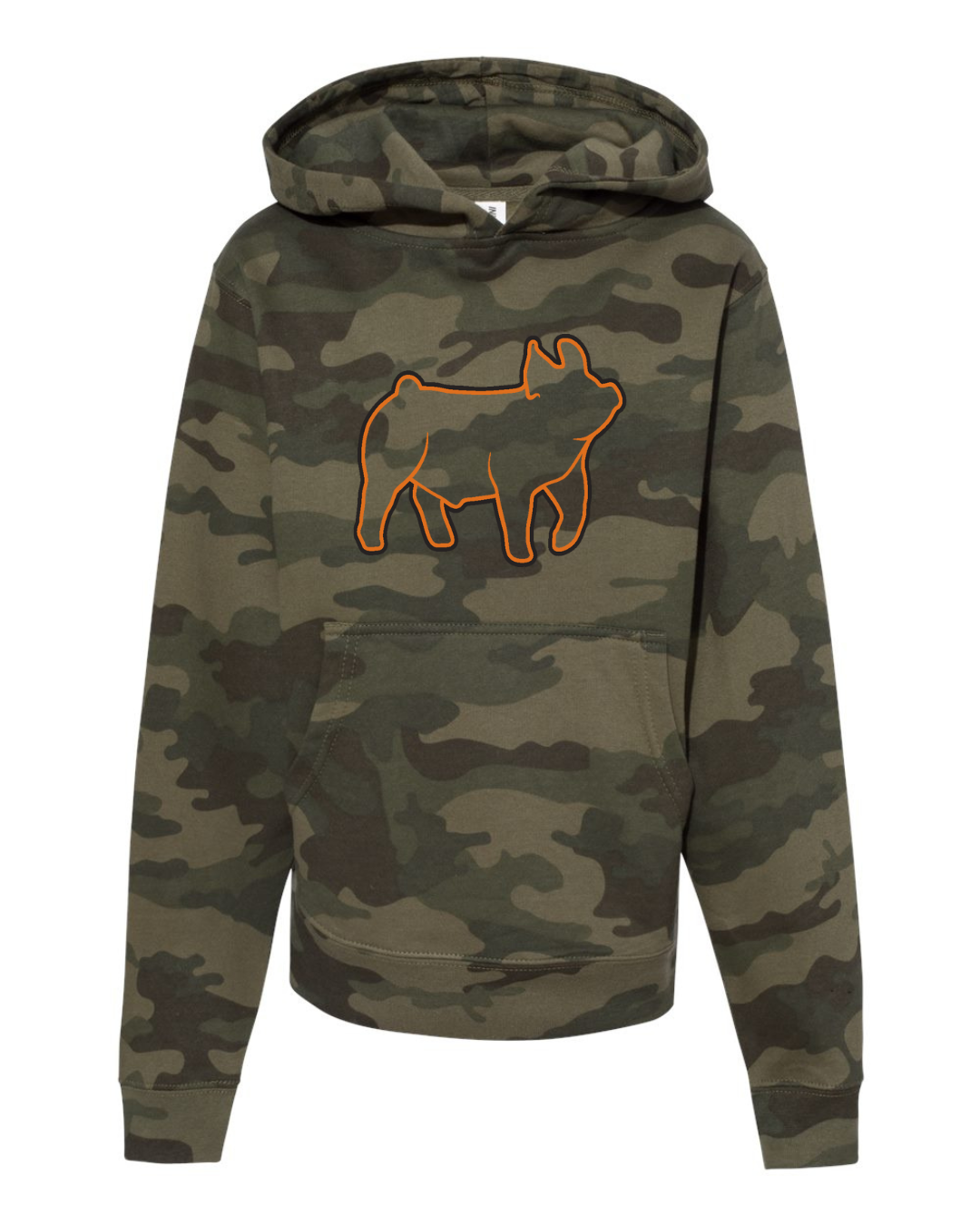 Camo Show Pig Hoodie