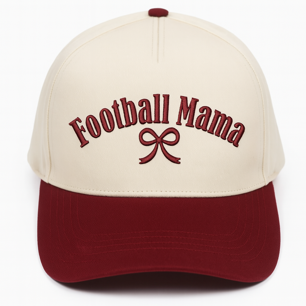 Football Mama Bow Hat
