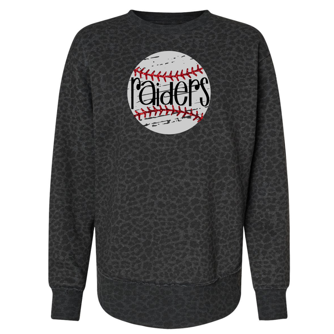 Raiders Distressed Baseball