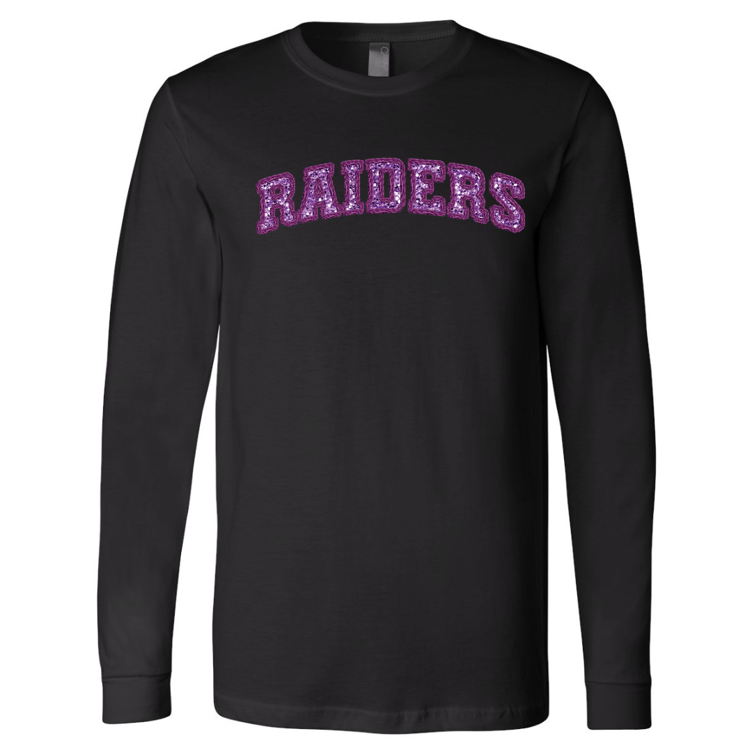 Raiders Faux Sequin & Embroidery
