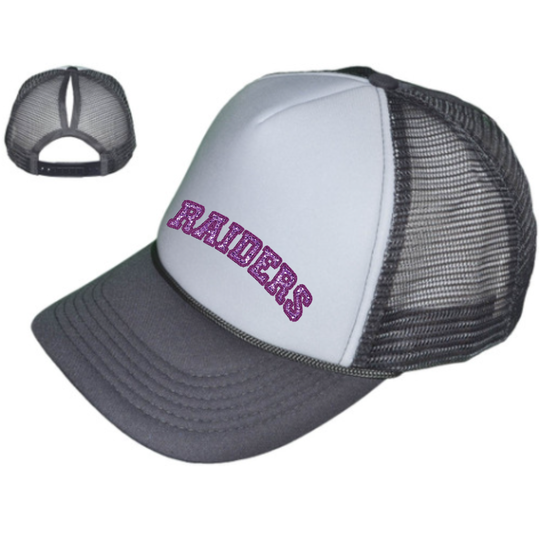 Faux Sequin & Embroidery Foam Hat