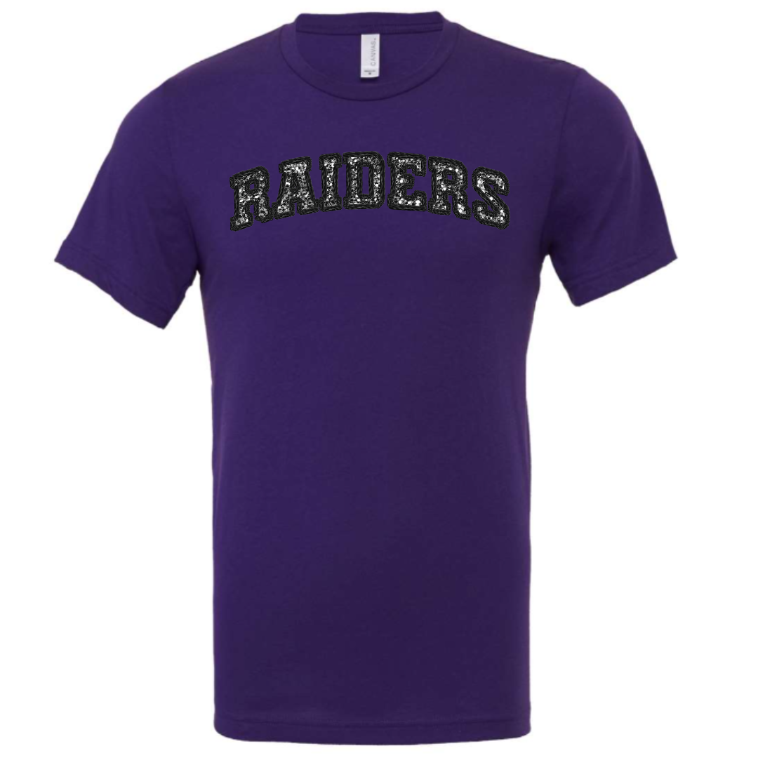 Raiders Faux Sequin & Embroidery
