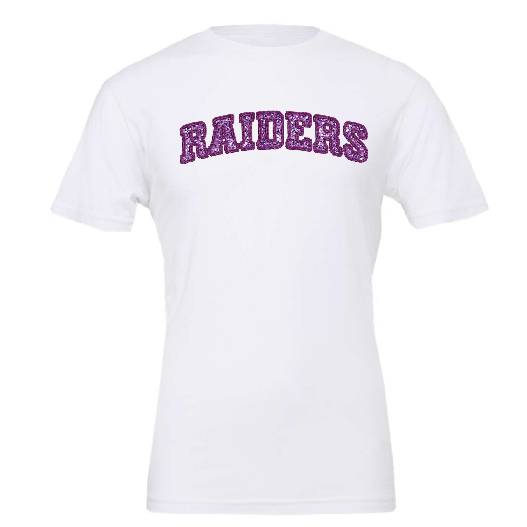 Raiders Faux Sequin & Embroidery