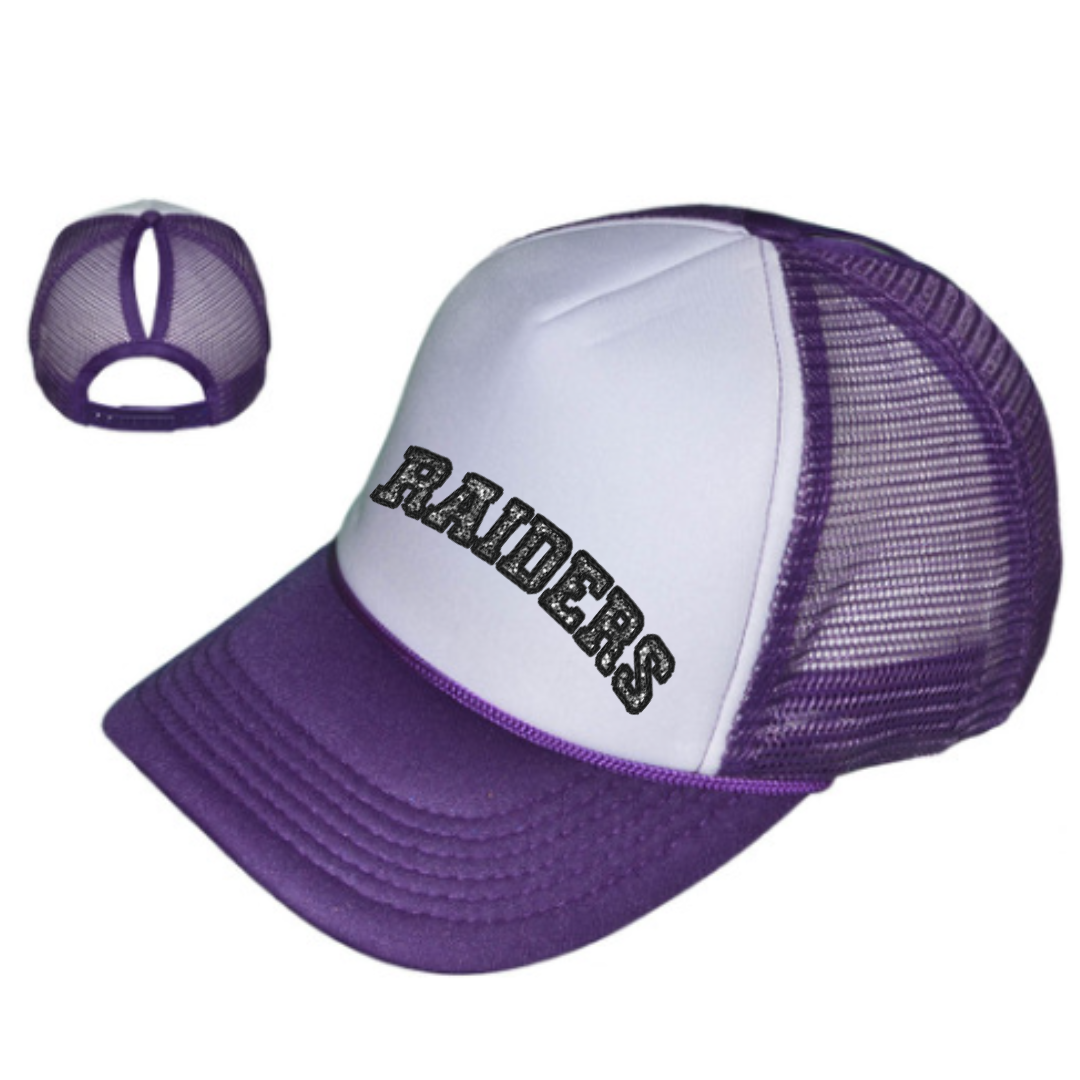 Faux Sequin & Embroidery Foam Hat