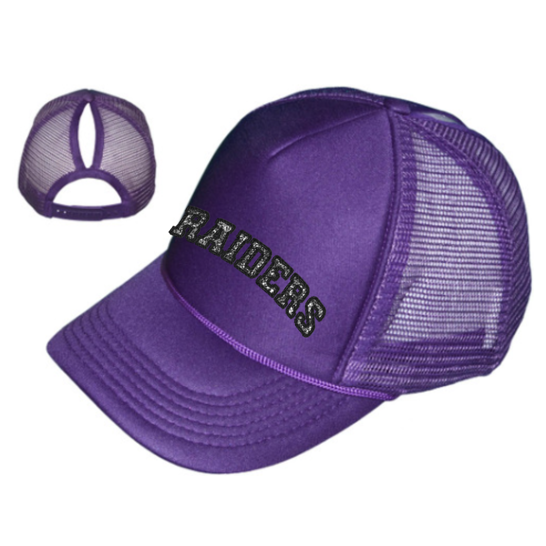 Faux Sequin & Embroidery Foam Hat