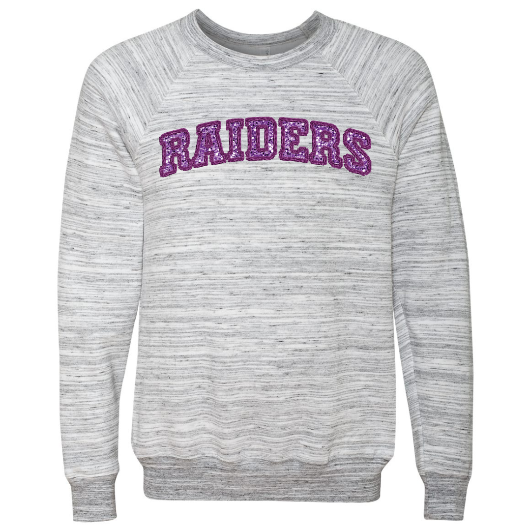 Raiders Faux Sequin & Embroidery