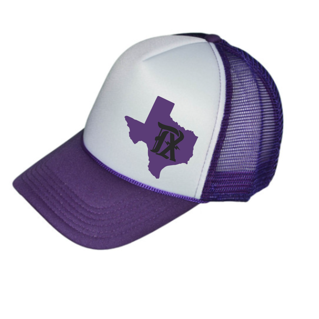 Foam Hat with leather patch