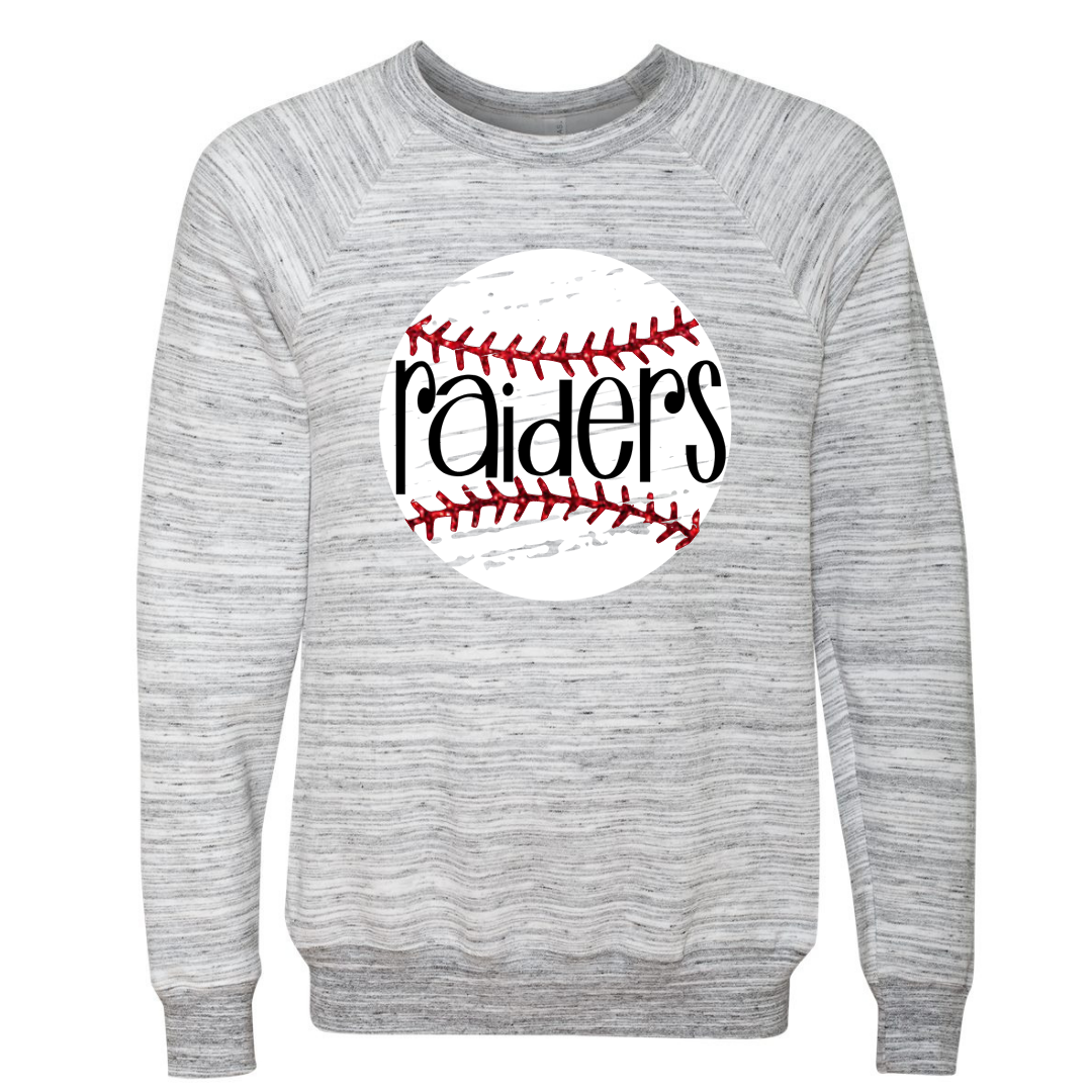 Raiders Distressed Baseball