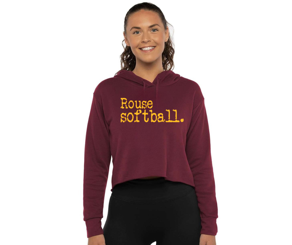 Rouse Softball Crop Hoodie