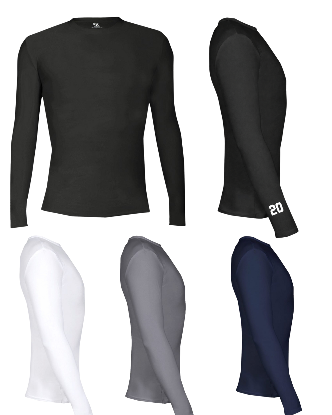 Compression Shirt with Number