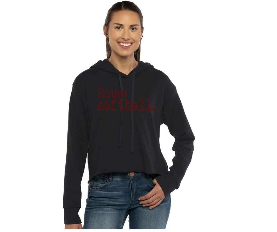 Rouse Softball Crop Hoodie