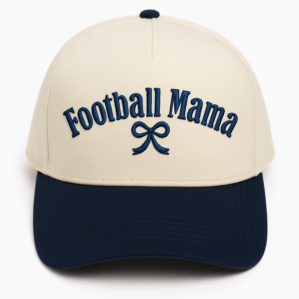 Football Mama Bow Hat
