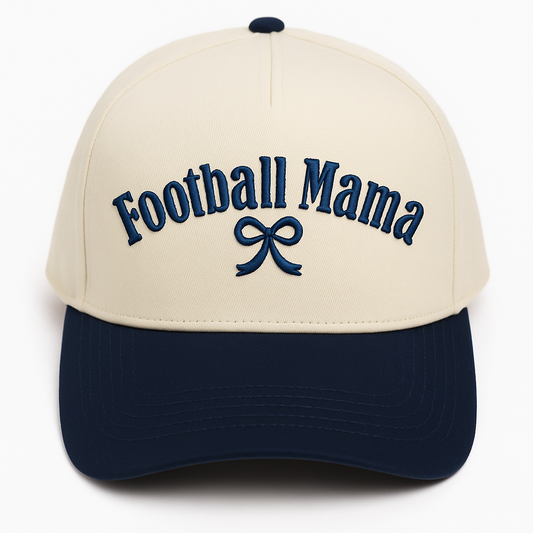 Football Mama Bow Hat