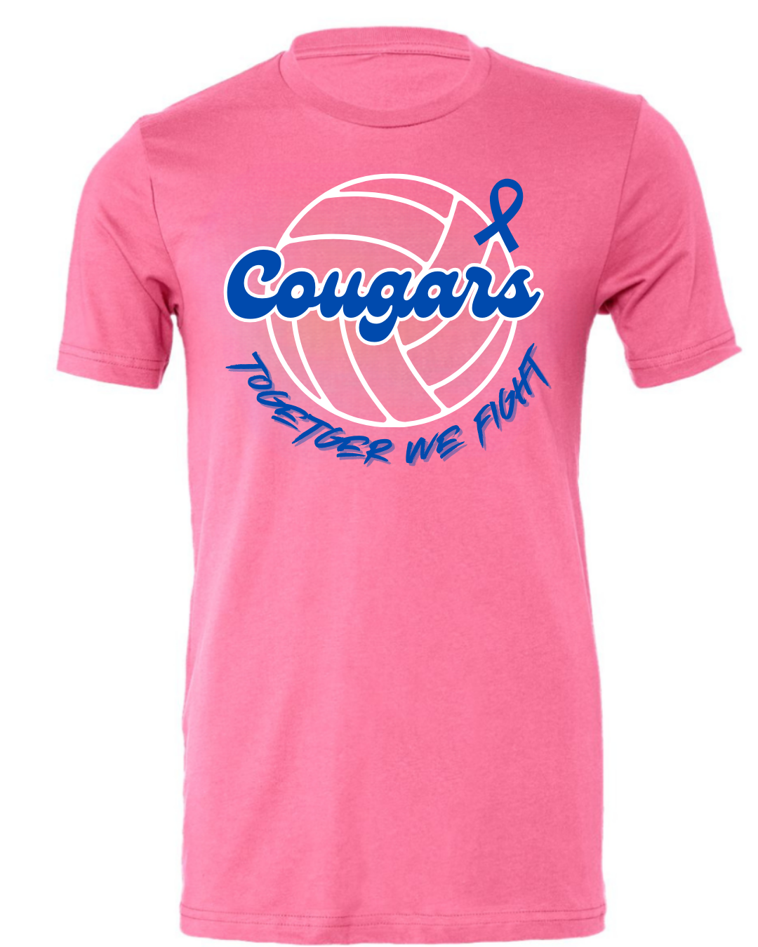 Cougars Volleyball Together we Fight-PINK OUT