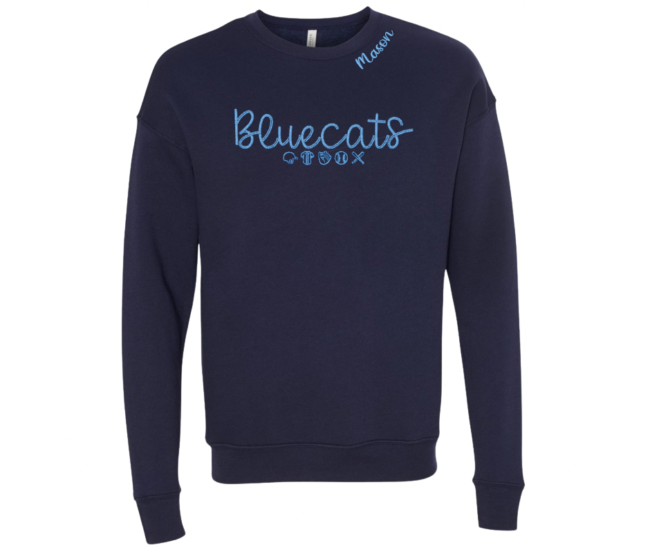 Bluecats Baseball Icons