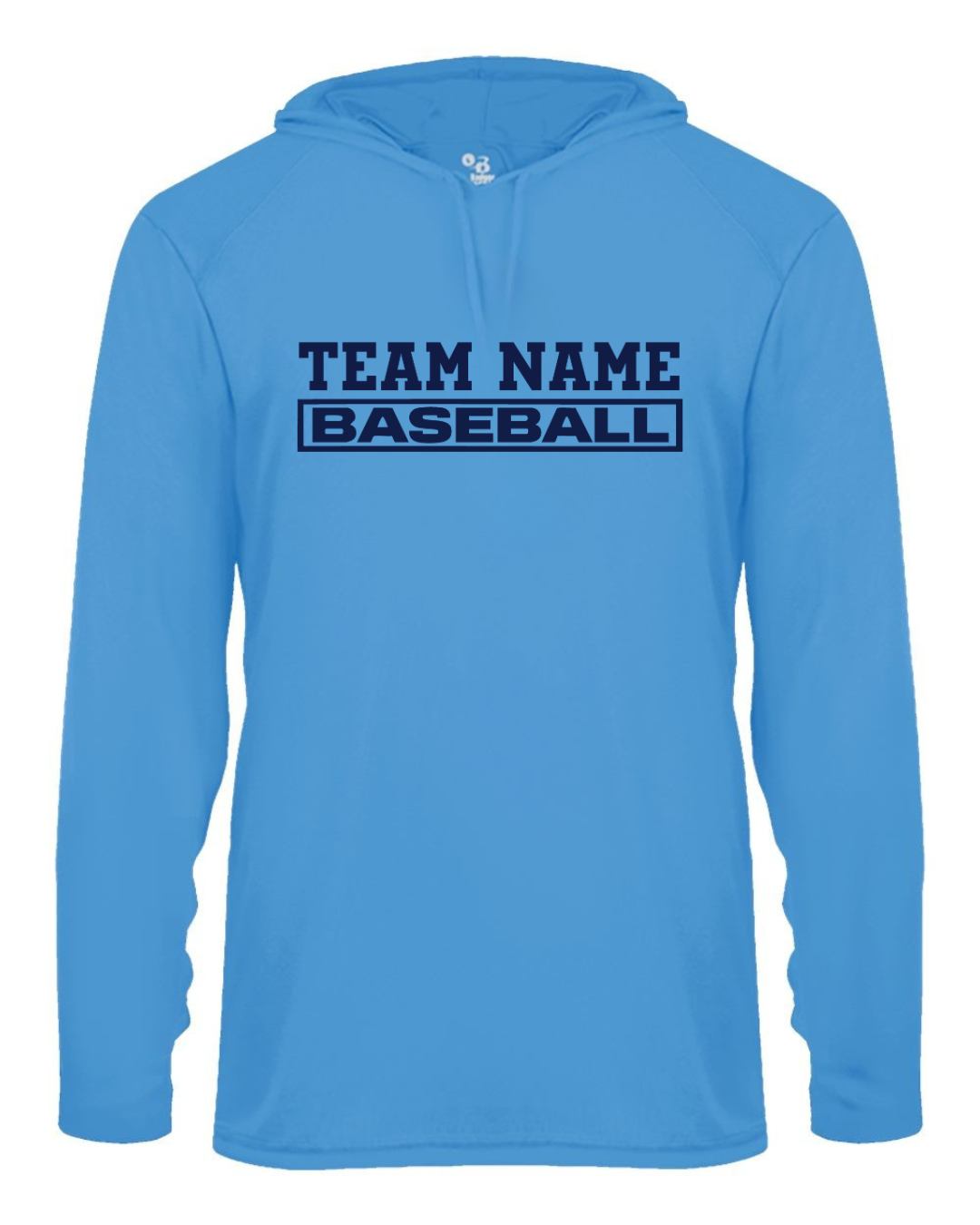 Team Name Baseball Stacked