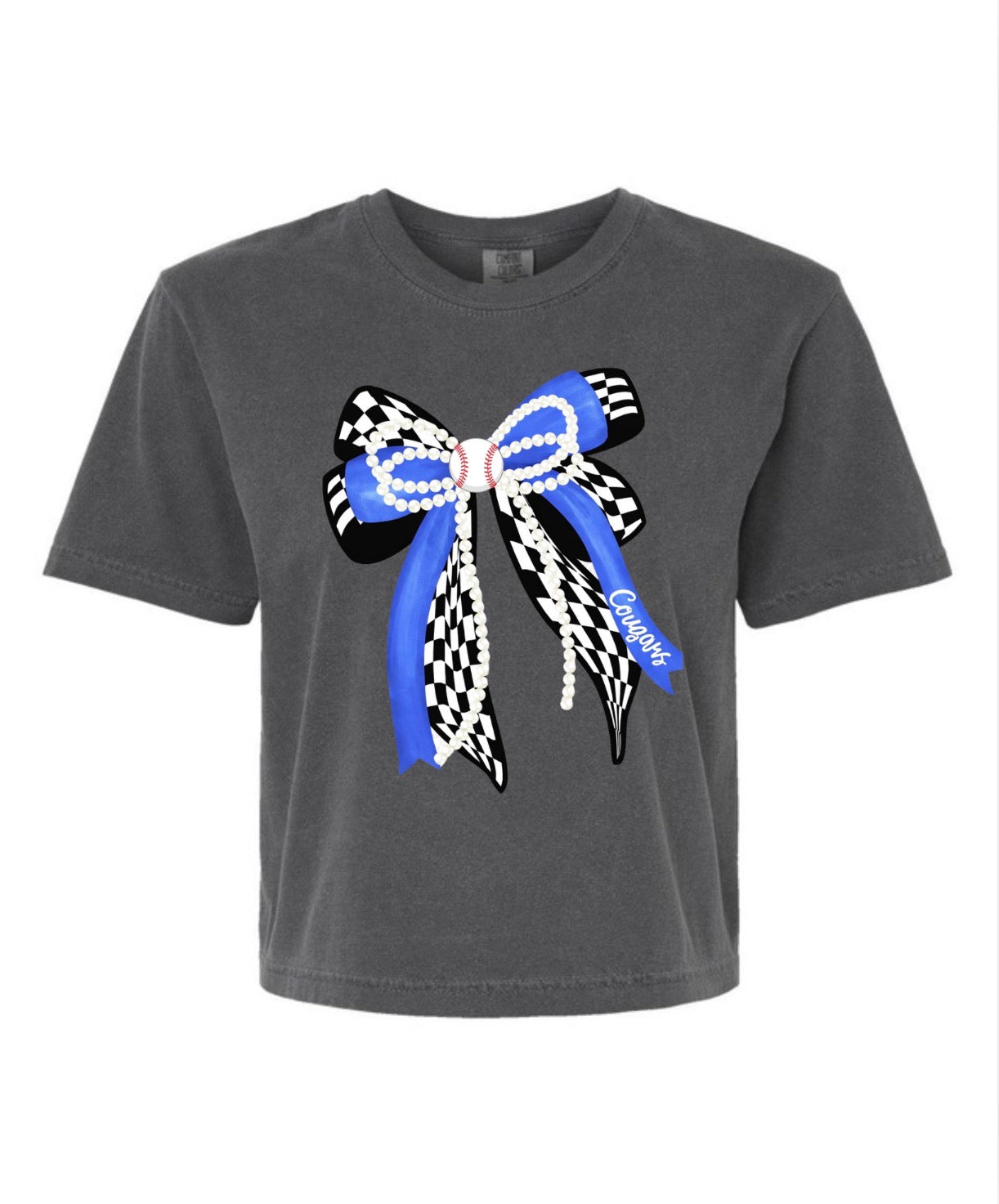 Cougars Baseball Bow