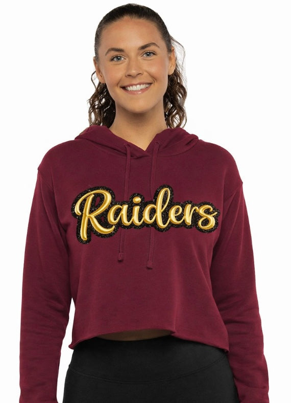 Raiders - Glitter and Gold Puff
