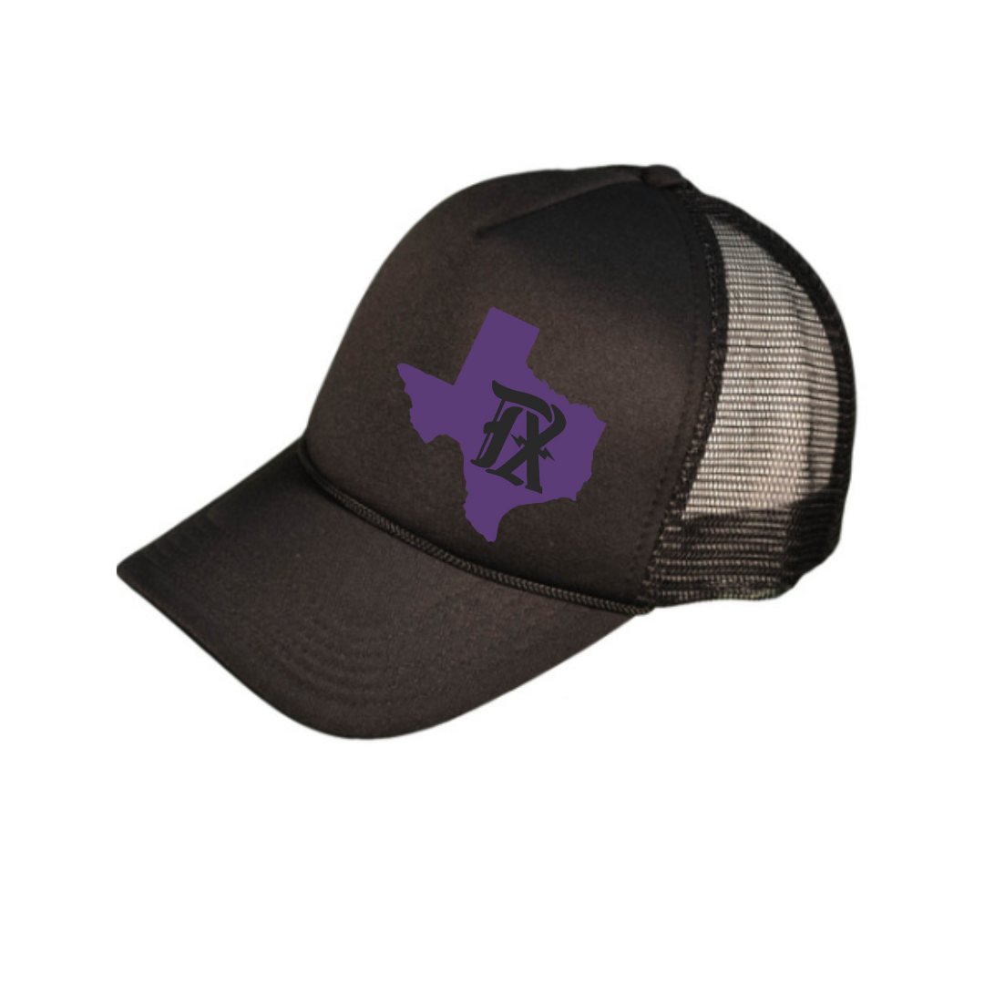 Foam Hat with leather patch